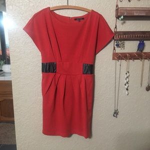 Short fitted red dress